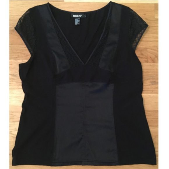NWOT DKNY Silk and Lace Camisole Top Size Large - Picture 2 of 7